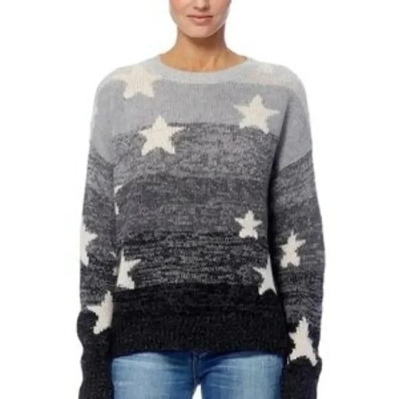 360 cashmere sweater with start print - Picture 1 of 2